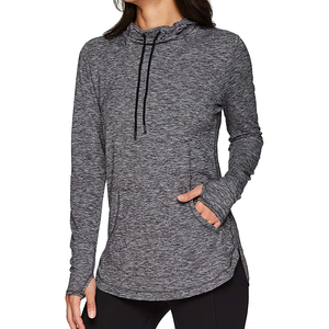 เสื้อสเวตเตอร์คอตตอนมีฮู้ดสำหรับสตรีทแวร์ผ้าฟลีซแบบสวมหัวมีสีซับในสำหรับผู้หญิง XS Size - Product Image 5