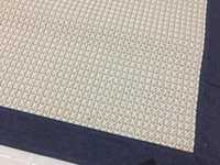 Tapis de couloir en jute fait main sur mesure pour escaliers, cuisine, couloir, chambre, motif quadrillé, taille découpée, réversible, style ferme, adapté aux animaux domestiques