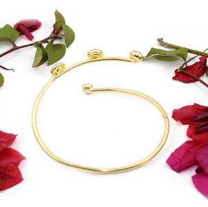 Brazalete ajustable de oro piedra lunar en bruto joyería de cristal bohemio para regalo joyería Bohemia hecha a mano pulsera de piedra natal de junio - Product Image 3