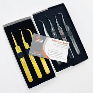 Pinzas para Extensión de Pestañas de Acero Inoxidable Sostenible con Nanotecnología, Estilo Nuevo, Precio al por Mayor, Pinzas de Agarre Nano para Volumen de Fibra - Product Image 5