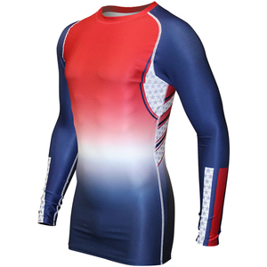 Bjj Protège-éruptions cutanées à manches longues pour hommes Protège-éruptions cutanées de jiu jitsu brésilien pour hommes Vêtements de fitness Tarif de gros Bon marché Service OEM - Product Image 1