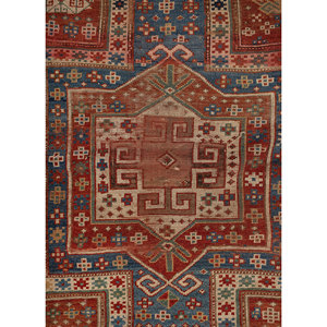 Alfombra de Lana Kiaan de Gran Tamaño, Color Rojo Naranja, Anudada a Mano, con Medallón Rectangular, para Pasillo, Entrada, Hogar -Paem-1326 9x12 - Product Image 3
