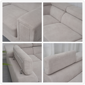 Tựa đầu có thể điều chỉnh vải Góc cắt phòng khách sofa <span class=keywords><strong>couch</strong></span> - Product Image 5