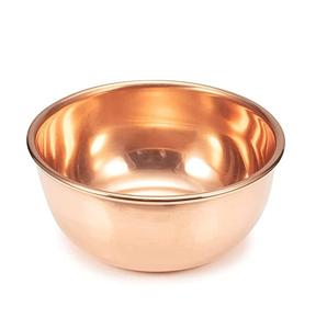 Cuenco de pedicura de cobre puro 100% con logotipo personalizado de la mejor calidad para el hogar, hotel, restaurante, cocina, comida, servir cena, cuenco para servir - Product Image 3
