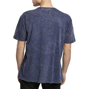 Camisetas de lavado ácido personalizadas con servicio de OEM, camisetas de lavado ácido ligeras al por mayor para hombre a la venta - Product Image 2