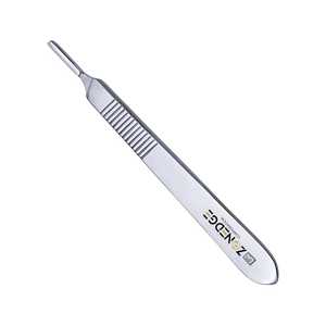 Poignée de scalpel manuelle polyvalente No 3 pour la recherche en laboratoire médical pour la pratique des coussinets de suture et des modèles de cadavres - Product Image 4