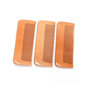 Peigne en bois de neem naturel fait à la main, écologique, finition bicolore, nouveau style pour les cheveux, SHEERI HANDICRAFTS SH-098, en provenance d'Inde - Product Image 5