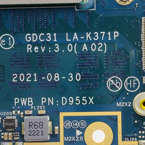 ใหม่สำหรับเมนบอร์ด Dell Latitude 7520เมนบอร์ด GDC31 LA-K371P i5-1135G7หน่วยประมวลผลแรม8กิกะไบต์ DD87C 0DD87C - Product Image 4