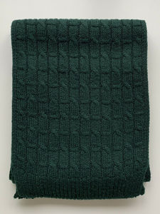 Écharpe d'hiver pour homme, tricotée, chaude, motif argyle imprimé, couleur et design personnalisés, douce et agréable au toucher, écharpes de haute qualité - Product Image 5