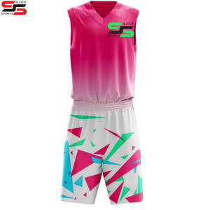 Custom <b>Kids</b> <b>Basketball</b> Wear Set Reversible <b>Basketball</b> Uniform Full Team Sublimation <b>Basketball</b> Jerseys - Product Image 4