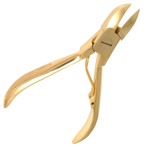 Venta al por mayor de calidad superior totalmente chapado en oro de acero inoxidable pinzas para uñas 2 años de garantía cortaúñas PK OEM dedos - Product Image 6