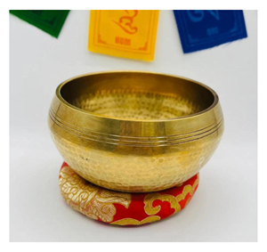 Singing Bowls Classic Tibetan Design Handmade Polished Stainless Steel Eco-Friendly Meditation Yoga Healing <b>Sounds</b> Therapy - Product Image 3