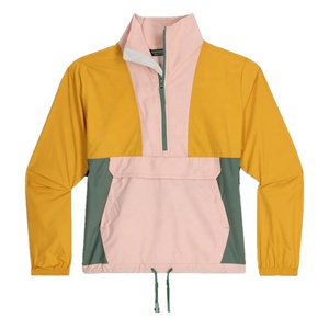 Chaqueta de senderismo al aire libre impermeable cortavientos con capucha para mujer con logotipo personalizado OEM para verano e invierno talla grande con cierre de cremallera - Product Image 6
