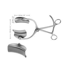 Balfour-Baby Esparcidor quirúrgico de acero inoxidable Manual Power Cirugía general Juego de instrumentos de Retractor abdominal - Product Image 6