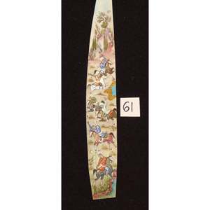Miniature d'art mural persan sur os, peinture d'art fine faite à la main, prête pour la décoration de la maison, 9 X 2 Abcpm0214 - Product Image 1