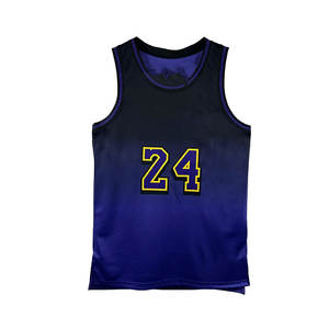 Uniformes de Baloncesto de Verano para Hombre, de Alta Calidad, de Manga Corta, Tejido de Malla Transpirable y Antibacteriano, 100% Poliéster, al por Mayor - Product Image 2