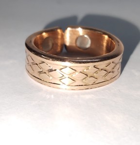 Anillo de Cobre Unisex, Anillo de Cobre de Lujo, Anillo Martillado a Mano, Anillo de Cobre Minimalista, Joyería Artesanal de Cobre, Anillo Martillado Rústico - Product Image 6
