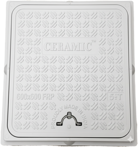 Couvercle de regard en PRV robuste à haute capacité de charge avec cadre - Product Image 1