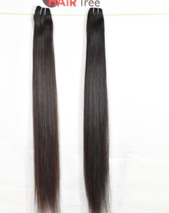 ช่อผมมนุษย์สำหรับต่อ100% ผมมนุษย์มัดผมสีดำบริสุทธิ์แบบธรรมชาติ - Product Image 1