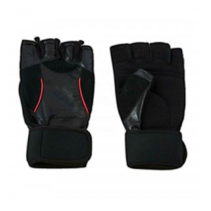 Unisex Breathable Leather Non-Slip Half-Finger <b>Fitness</b> <b>Gloves</b> with Custom Logo Competition-Ready for Gym Training Weight Lifting - Product Image 1