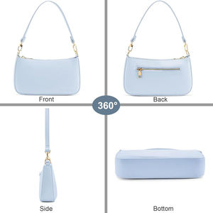 กระเป๋าหนังแท้สะพายไหล่ผู้หญิง แฟชั่น กันน้ำ ซิปปิด ดีไซน์หรูหรา สายสะพายสองเส้น ขายส่ง - Product Image 2