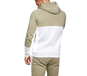 Survêtement de sport fitness pour hommes à capuche d'hiver personnalisé-Polyester/coton respirant Service OEM - Product Image 4