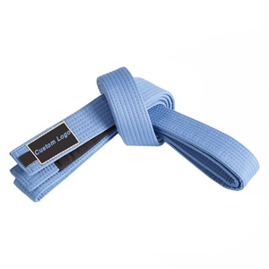 Vêtements de sport actifs multicolores Ceinture de karaté d'arts martiaux 100% coton Ceintures de taekwondo jiu-jitsu Ceinture unisexe avec logo personnalisé - Product Image 1