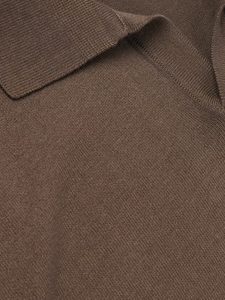 <b>Brown</b> <b>Men's</b> Quick-Drying Breathable Cotton for Polo T-<b>Shirt</b> Summer Sports Casual Golf Custom Logo Printed Solid polo <b>shirts</b> - Product Image 4