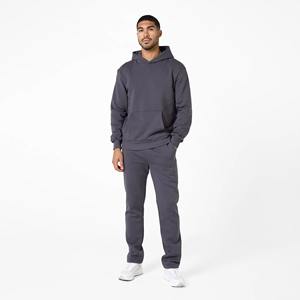 ชุดวอร์มฮู้ดพิมพ์ลายสไตล์สตรีทแวร์สำหรับฤดูหนาว ผู้ชาย ทรงปกติ ชุดสองชิ้น ชุดจ็อกเกอร์ สไตล์ฮิปฮอป รับทำโลโก้ตามสั่ง ขายส่งแบบ OEM - Product Image 5