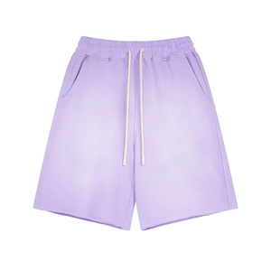 Short de yoga décontracté et doux en coton extensible d'été avec logo personnalisé Short vintage avec cordon de serrage pour femmes - Product Image 5