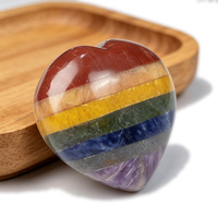 Grenzüberschreitend Beliebter 3cm Kristall Halbedelstein Sieben-Farben-Ornament Luxuriöses Modisches DIY-Mosaik zum Zusammenstecken