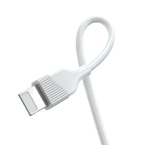 Câble USB en alliage d'aluminium 3A 2M de haute qualité CB-273-IP Blanco Charge rapide et synchronisation des données pour téléphones mobiles iPhone et Android - Product Image 1