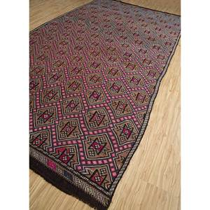 พรมขนสัตว์ถักมือสีน้ำตาลเบจ Nuray ลายเรขาคณิต สำหรับห้องนั่งเล่น ใช้ในบ้าน ทางเข้าบ้าน ห้องนอน ทางเดิน-Sdkl-31 - Product Image 2