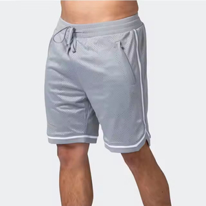 Short en maille grande taille personnalisé pour hommes 100% coton respirant taille élastique écologique course à pied Fitness tissu peigné de haute qualité - Product Image 3