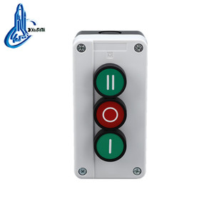 Công nghiệp IP65 không thấm nước 3-button Push <span class=keywords><strong>Switch</strong></span> hộp điều khiển trạm | động cơ bắt đầu Dừng tạm dừng Bảng điều khiển bao vây - Product Image 1