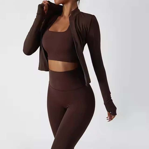 บอดี้สูทแขนยาวเข้ารูปเซ็กซี่สีดำมีซิปคอวีบอดี้สูทกีฬาสตรีทแวร์ชุดหมีสีดำ - Product Image 3