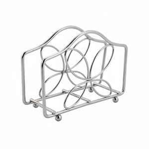 Servilletero de Metal de Hierro con Acabado Bronce para Decoración de Mesa de Comedor, Oficina, Servilleteros Hechos a Mano - Product Image 5