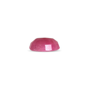 Rubí Sintético Creado en Laboratorio de 4.87 Quilates, Corte Esmeralda Facetado y Ovalado de 8mm de Altura, Tratado Térmicamente para Accesorios de Joyería - Product Image 2