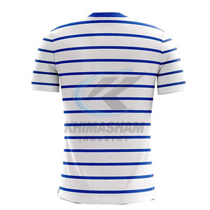 Camiseta de Fútbol Personalizada al por Mayor para Hombre, Verano, Logotipo Frontal, Ligera, Transpirable, Secado Rápido, Sin Costuras, 100% Poliéster - Product Image 2