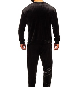 Custom Print Sweat Suits Two Pieces Velour Tracksuits Set <b>Oversized</b> Cotton <b>Joggers</b> Flared Sweatpants and Sweatshirts Set OEM - Product Image 4