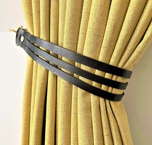 Leather Curtain <b>Tie</b>-<b>Back</b> Home Decor Gift Best Selling Item - Product Image 1