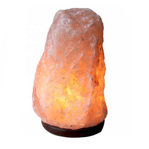 Lampe au sel de l'Himalaya en cristal sculptée à la main de petite taille artisanat naturel pour la décoration intérieure et les cadeaux de vacances - Product Image 3