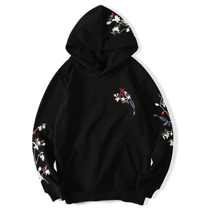 เสื้อฮู้ดปักแบบสวมหัวของผู้ชายสีทึบดีไซน์ใหม่ราคาถูกสำหรับฤดูหนาว - Product Image 6