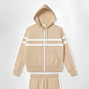 Ensemble de survêtement à capuche personnalisé avec logo, tissu de qualité supérieure, coupe confortable pour les équipes sportives, vêtements décontractés et promotionnels - Product Image 2