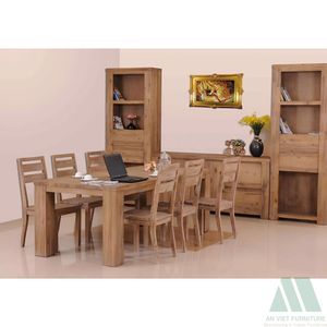Muebles de sala de estar de madera maciza con diseños elegantes y modernos hechos en Vietnam, fáciles de montar para oficinas en casa y apartamentos, OEM disponible - Product Image 3