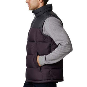 Chaquetas de hombre de calle alta de Pakistán Diseño de servicio OEM Personalizado Nueva llegada Contraste Color Impermeable Chaleco acolchado para hombre - Product Image 3