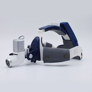 Loupe Gigi Ergonomis Populer Baru dengan Headgear 4X 5X 6X, Pembesar Binokular Ergo dengan Lampu LED, Sumber Daya Listrik Nirkabel - Product Image 6