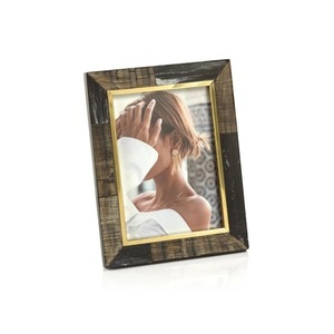 กรอบรูปฮอร์นทำด้วยมือที่เติมเต็มสิ่งทอออร์แกนิกไม้อายุและอุปกรณ์เสริมวินเทจในการตกแต่งภายในบ้านแบบดั้งเดิม - Product Image 3