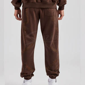 Prix raisonnable, créez vos propres pantalons en strass, streetwear décontracté pour hommes, pantalons surdimensionnés personnalisés en strass - Product Image 3