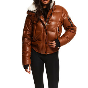 Chaqueta acolchada cálida de invierno para mujer, fabricación profesional transpirable, chaqueta acolchada impermeable de manga larga para mujer - Product Image 6